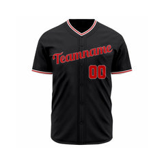 Design Jerseys Baseball Rosso