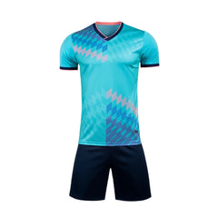 Design Jerseys of Football Rombo Light Blue