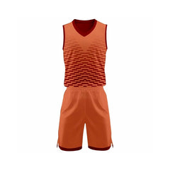 Design Jerseys Basketball Ribut Orange