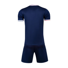 Design Jerseys of Football Blue Rhombus