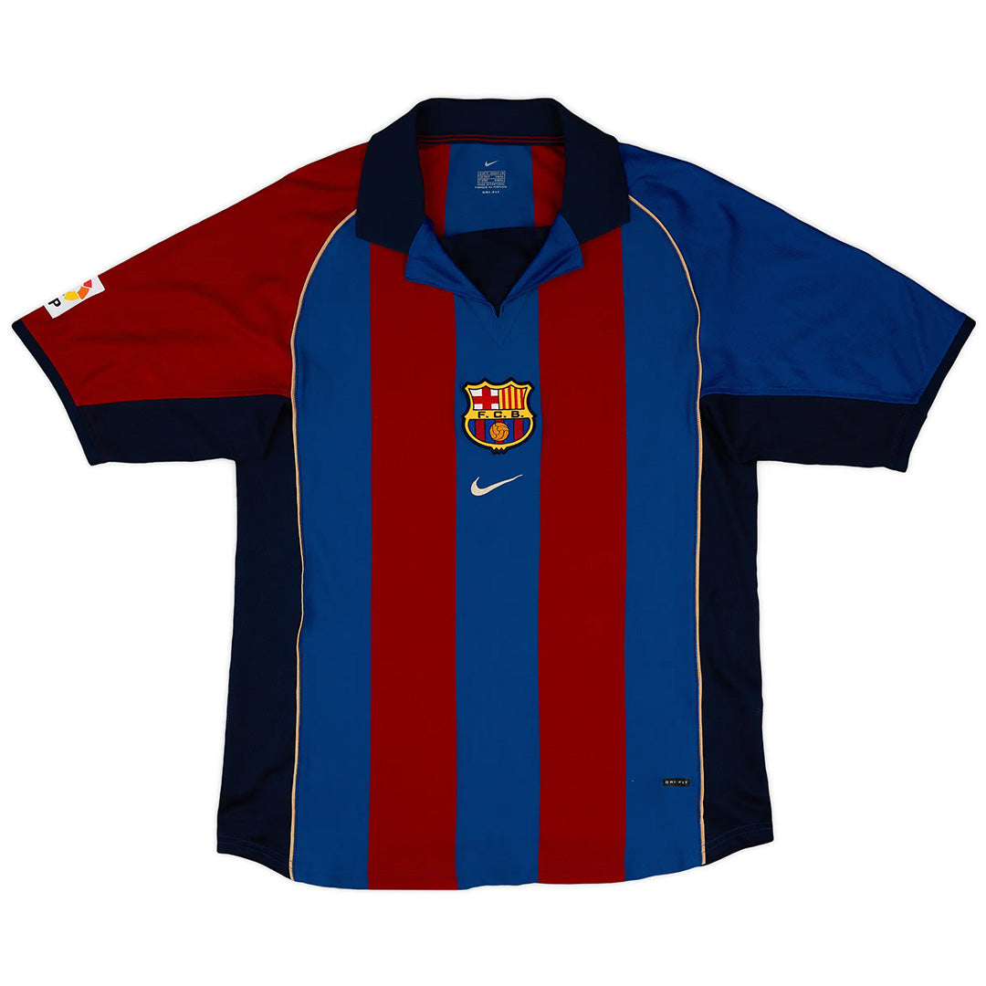 Classic Barcelona Home Jersey 2001/02-The Jerseys Shop