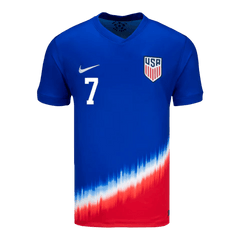 [Super Quality] Men's USA REYNA #7 Away Soccer Jersey Copa América 2024-The Jerseys Shop