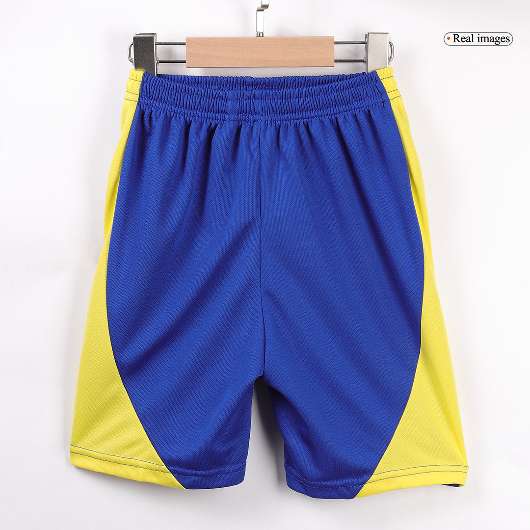 Kid's Al Nassr RONALDO #7 Home Jersey Kit(Jersey+Shorts) 2024/25-The Jerseys Shop