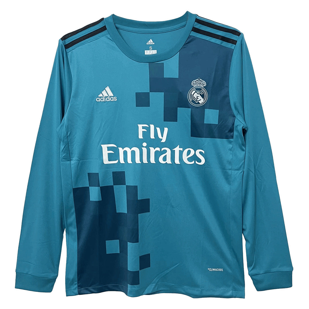 Classic Real Madrid Third Long Sleeve Jersey 2017/18-The Jerseys Shop