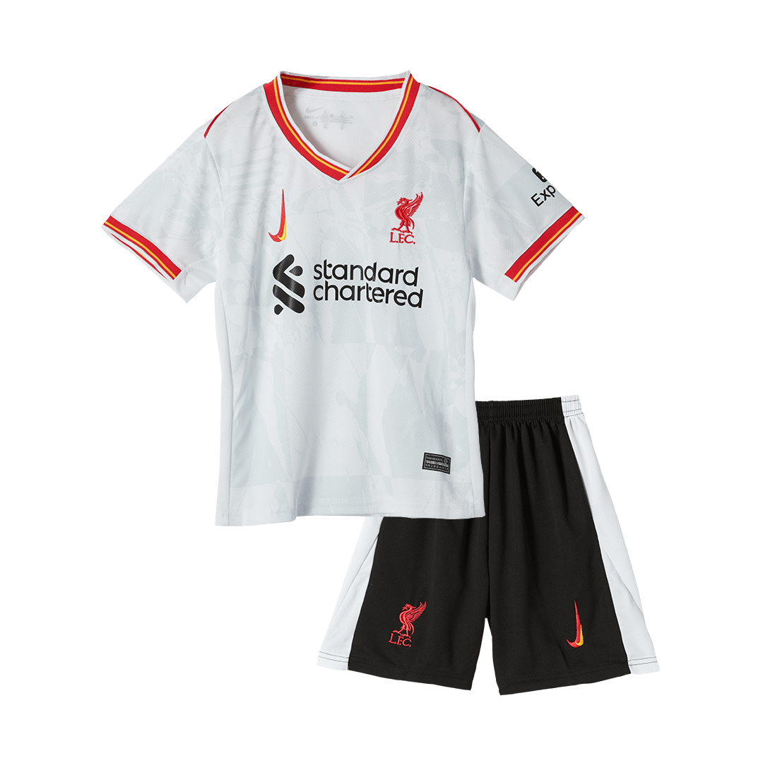 Kid's Liverpool Third Away Jersey Kit(Jersey+Shorts) 2024/25-The Jerseys Shop