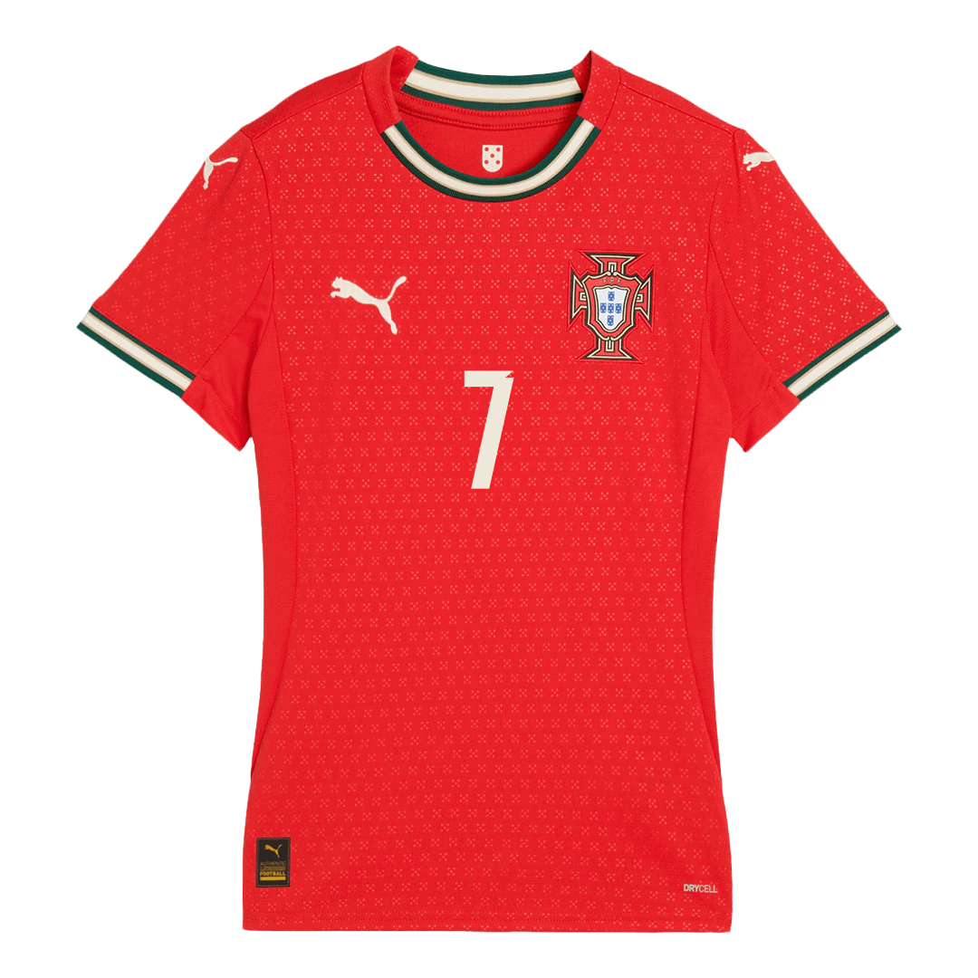Women's Portugal RONALDO #7 Home Soccer Jersey 2025-The Jerseys Shop