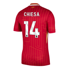 [Super Quality] Men's Liverpool CHIESA #14 Home Soccer Jersey 2024/25-The Jerseys Shop