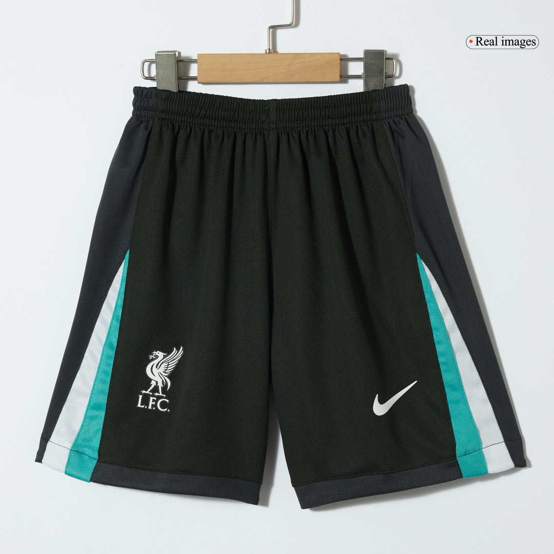 Kid's Liverpool Away Jerseys Kit(Jersey+Shorts) 2024/25-The Jerseys Shop