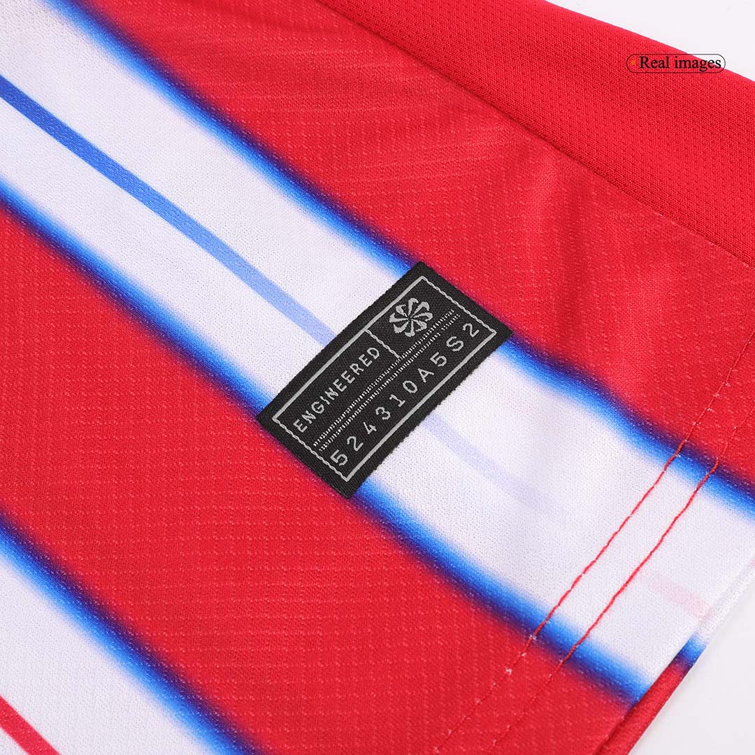 Kid's Atletico Madrid Home Jersey Kit(Jersey+Shorts) 2024/25-The Jerseys Shop
