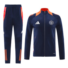 Manchester United Navy Jacket Training Kit 2024/25 For Adults-The Jerseys Shop