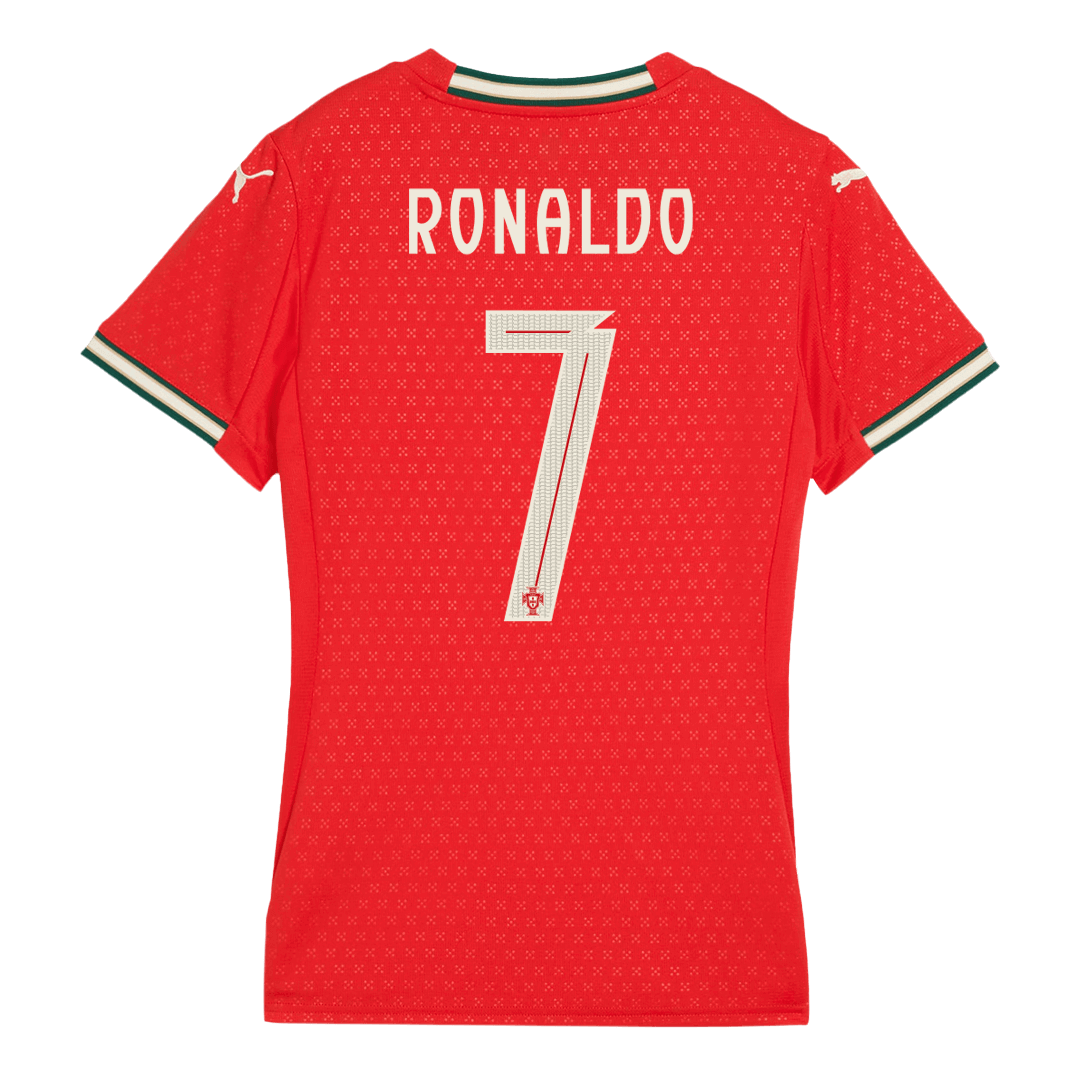 Women's Portugal RONALDO #7 Home Soccer Jersey 2025-The Jerseys Shop