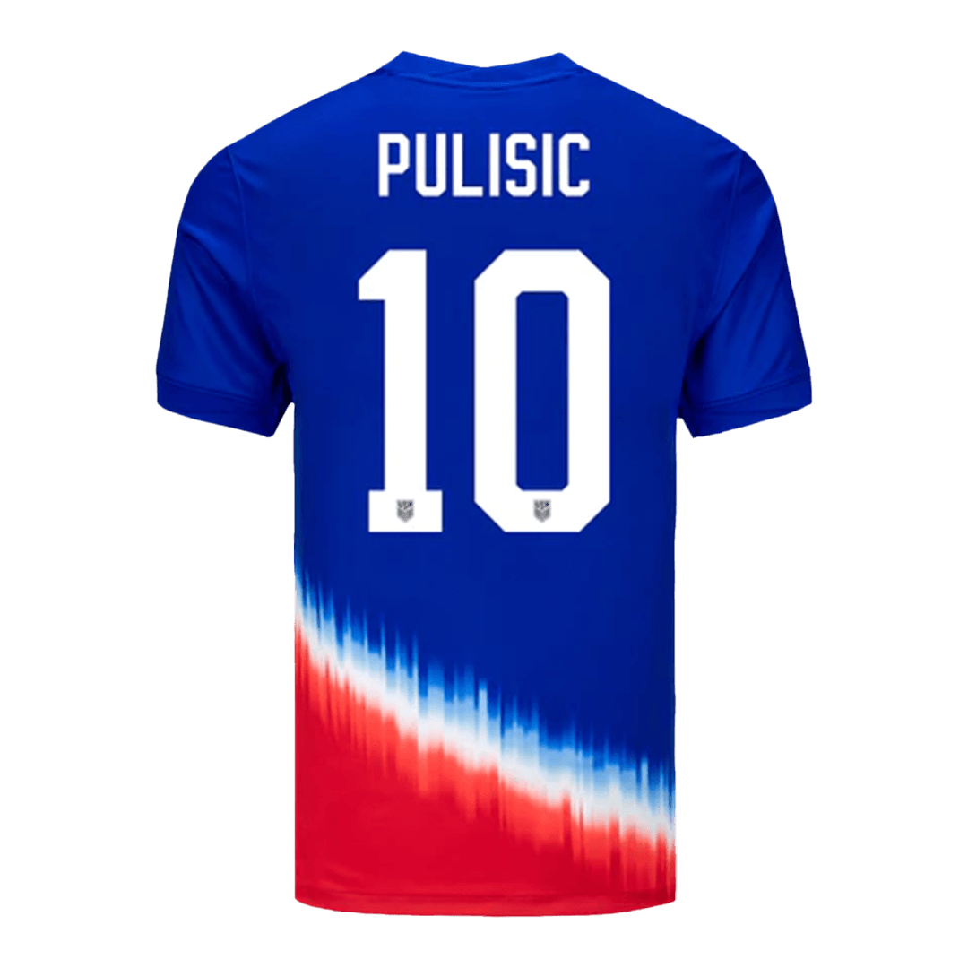 [Super Quality] Men's USA PULISIC #10 Away Soccer Jersey Copa América 2024-The Jerseys Shop
