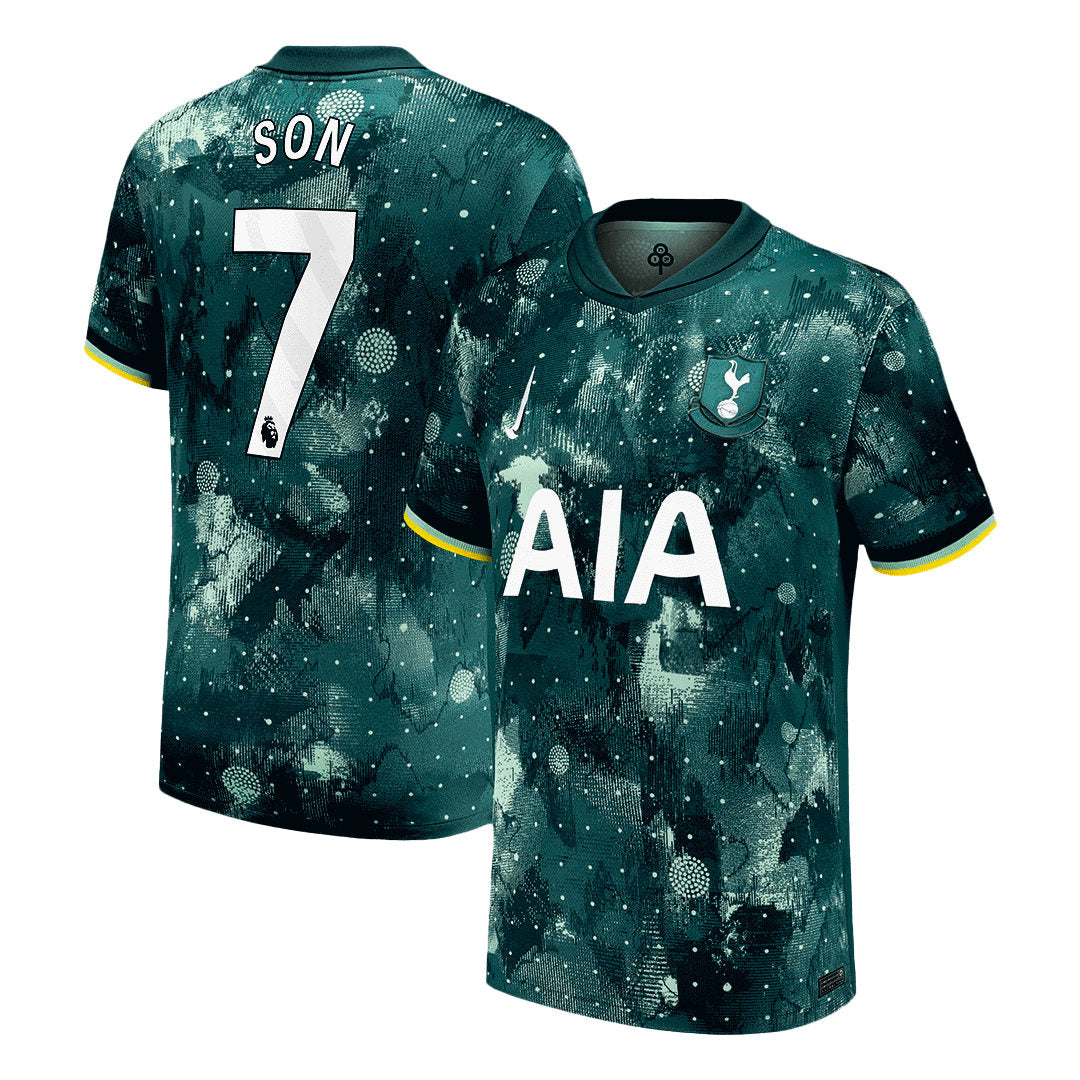 Men's Tottenham Hotspur SON #7 Third Away Soccer Jersey 2024/25-The Jerseys Shop