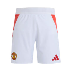 Manchester United Home Soccer Shorts 2024/25 - Player Version-The Jerseys Shop