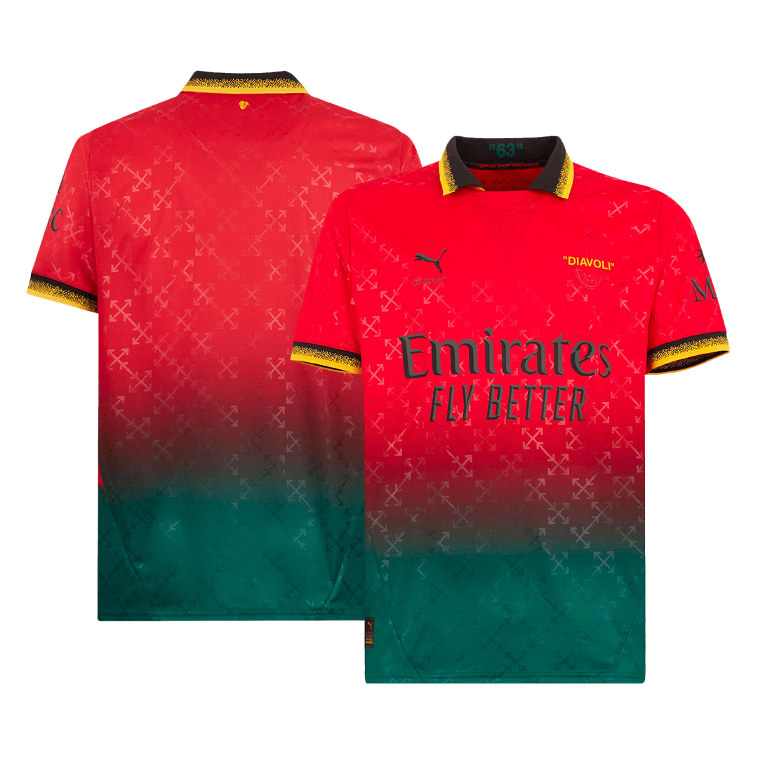 Men's AC Milan Fourth Away Goalkeeper Soccer Jersey 2024/25-The Jerseys Shop