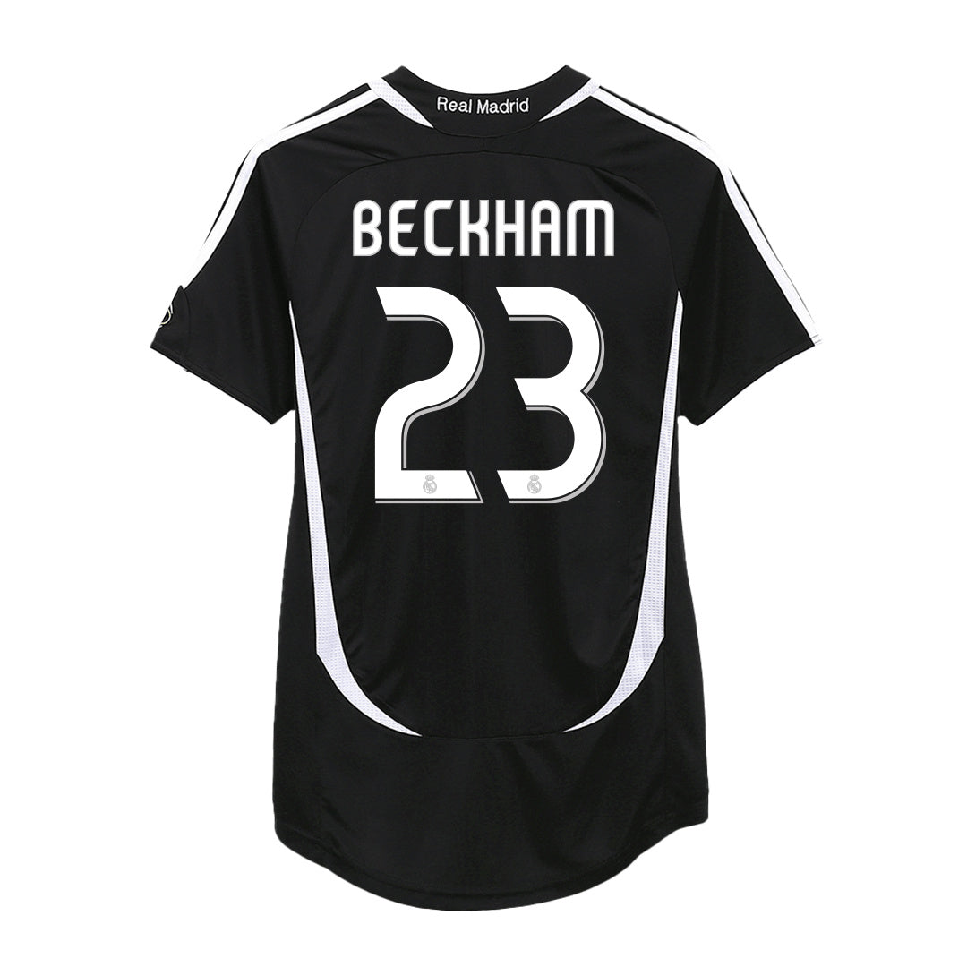 Real Madrid BECKHAM #23 Away Retro Soccer Jersey 2006/07-The Jerseys Shop