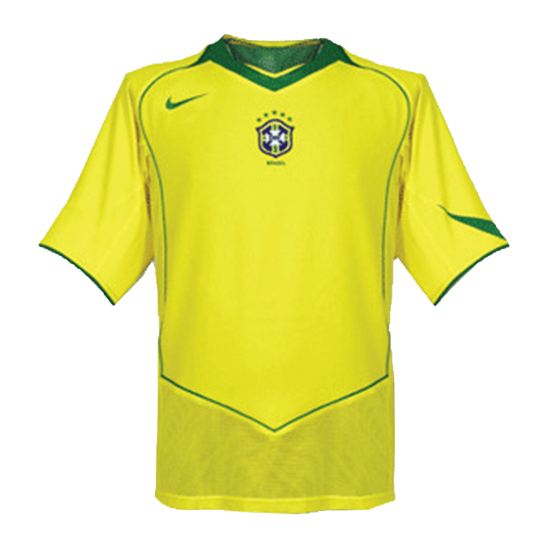 Brazil Home Retro Soccer Jersey 2004-The Jerseys Shop
