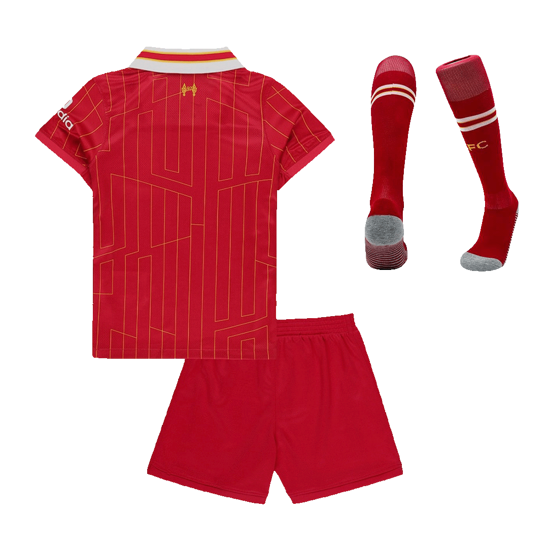 Kid's Liverpool Home Jerseys Full Kit 2024/25-The Jerseys Shop