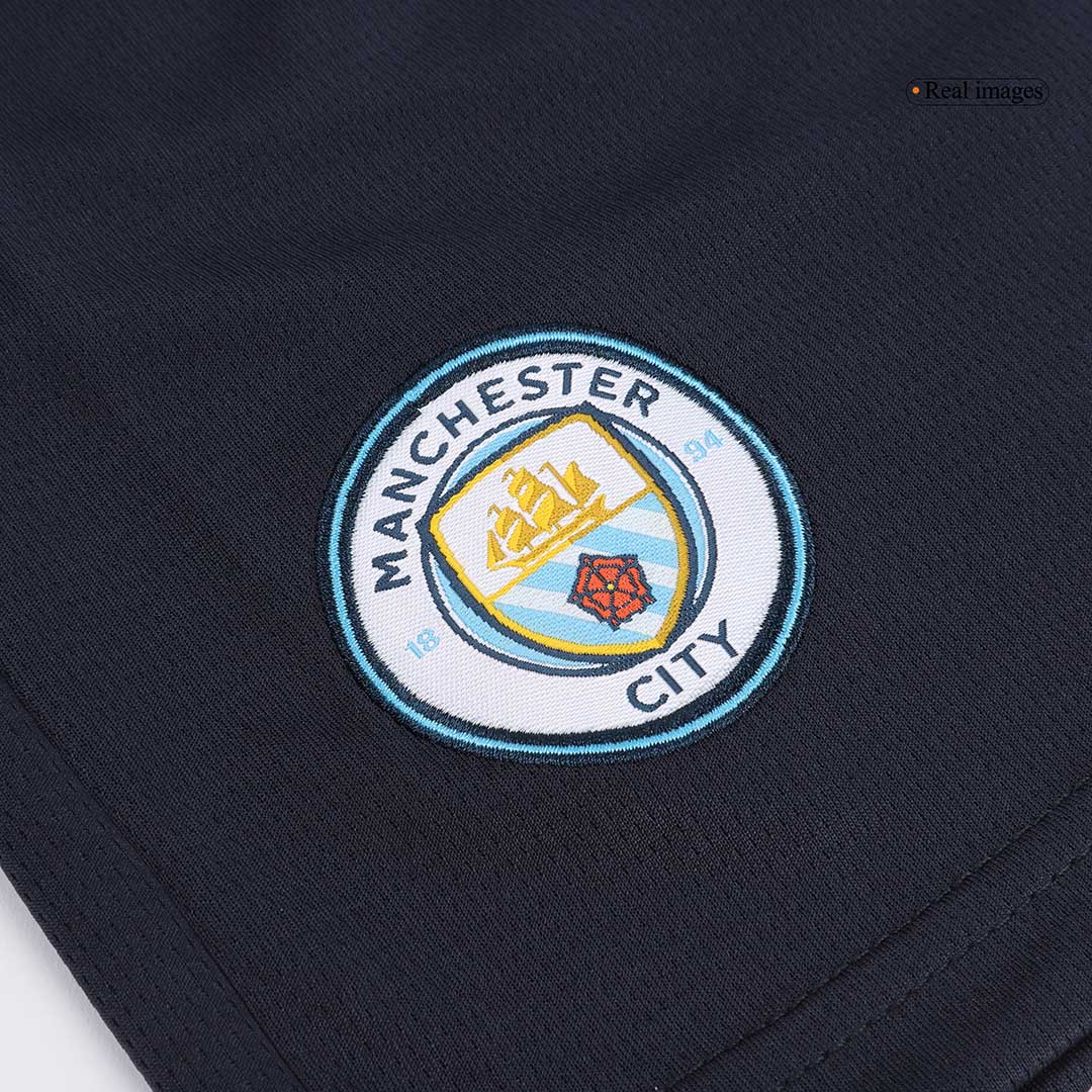 Men's Manchester City Away Jersey (Jersey+Shorts) Kit 2024/25-The Jerseys Shop
