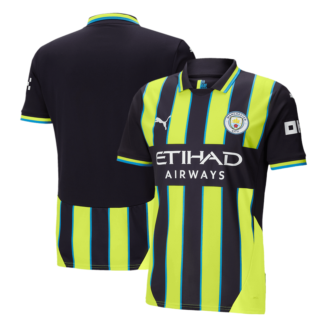 Men's Manchester City Away Soccer Jersey 2024/25-The Jerseys Shop