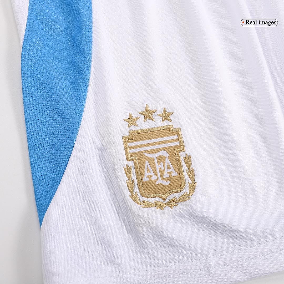 Kid's Argentina Home Jerseys Kit(Jersey+Shorts) 2024-The Jerseys Shop