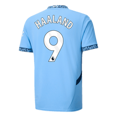 [Super Quality] Men's Manchester City HAALAND #9 Home Soccer Jersey 2024/25-The Jerseys Shop