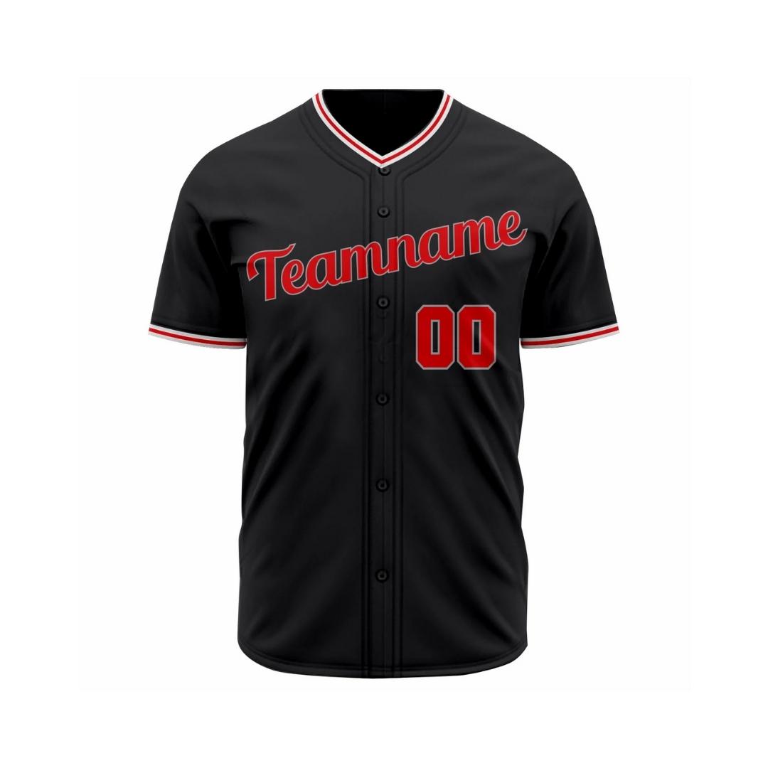 Design Jerseys Baseball Rosso