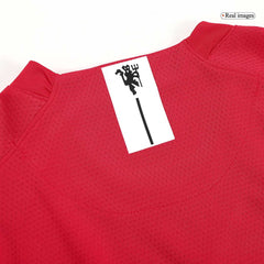 Manchester United UCL Home Retro Long Sleeve Soccer Jersey 2007/08-The Jerseys Shop