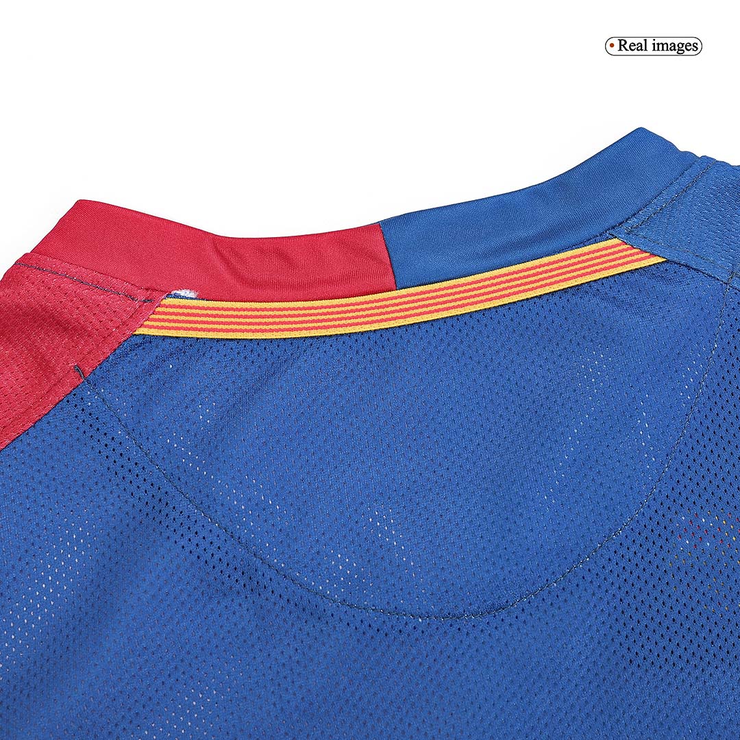 Barcelona Home Retro Long Sleeve Soccer Jersey 2008/09 - UCL Final-The Jerseys Shop