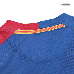Barcelona Home Retro Long Sleeve Soccer Jersey 2008/09 - UCL Final-The Jerseys Shop