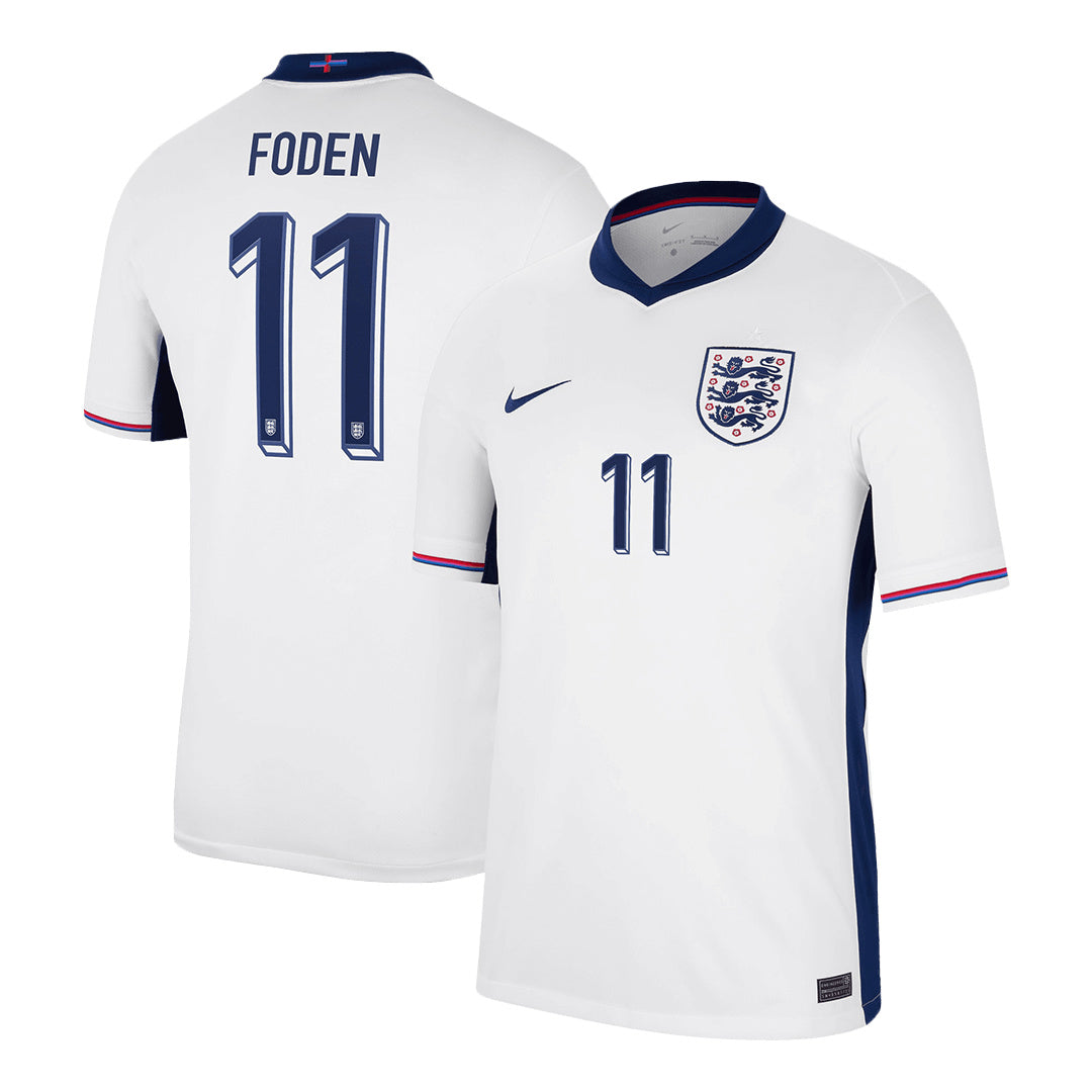 [Super Quality] Men's England FODEN #11 Home Soccer Jersey Euro 2024-The Jerseys Shop