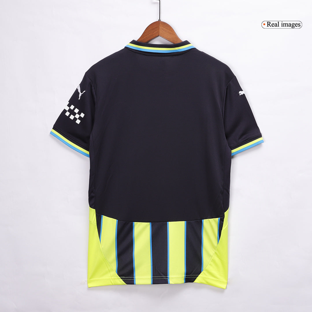 Men's Manchester City Away Jersey (Jersey+Shorts) Kit 2024/25-The Jerseys Shop