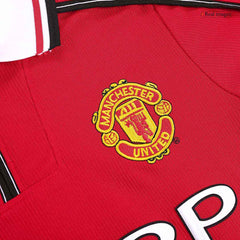 Manchester United Home Retro Long Sleeve Soccer Jersey 1998/99-The Jerseys Shop