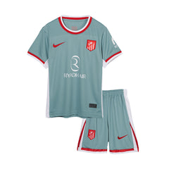 Kid's Atletico Madrid Away Jersey Kit(Jersey+Shorts) 2024/25-The Jerseys Shop