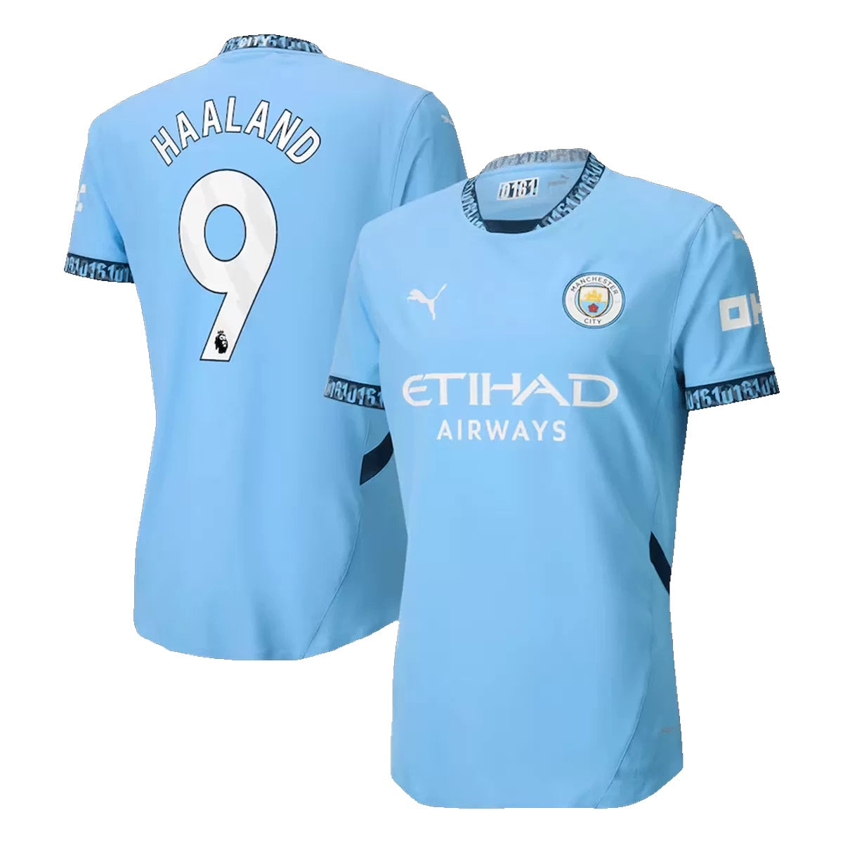Manchester City HAALAND #9 Home Match Jersey 2024/25-The Jerseys Shop