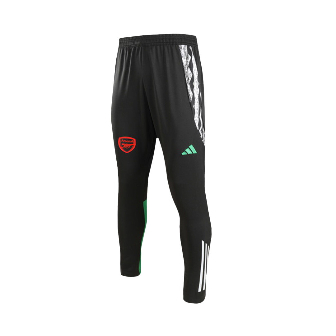 Kid's Arsenal Black Zipper Tracksuit 2024/25-The Jerseys Shop