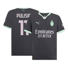 Men's AC Milan PULISIC #11 Third Away Soccer Jersey 2024/25-The Jerseys Shop