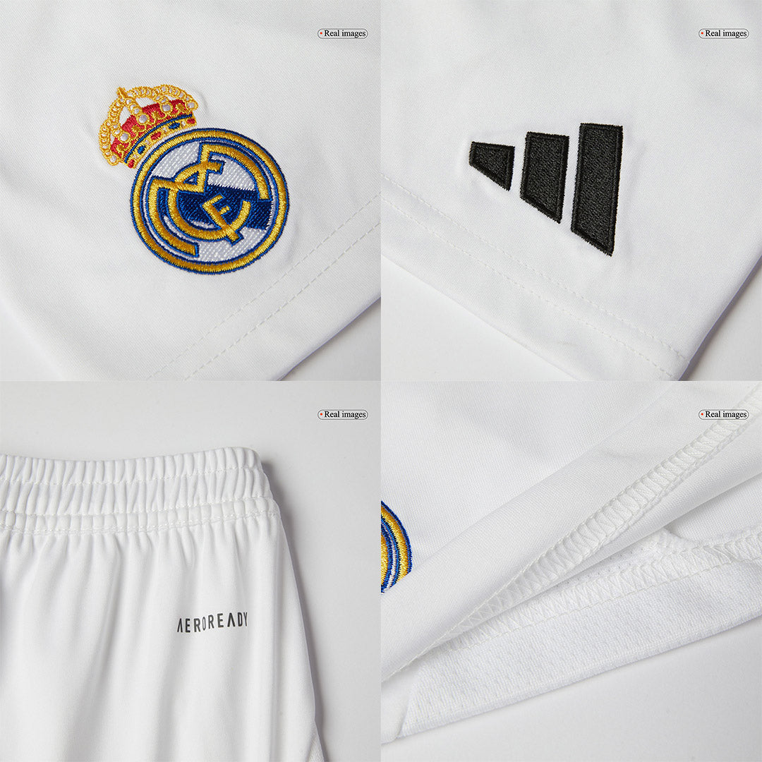 [Super Quality] Kid's Real Madrid Home Jerseys Kit(Jersey+Shorts) 2024/25-The Jerseys Shop
