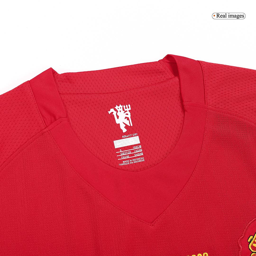 SCHOLES #18 Classic Manchester United Home Jersey 2007/08 - UCL Final-The Jerseys Shop