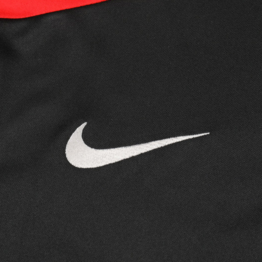 Barcelona 1/4 Zip Black Tracksuit Kit(Top+Pants) 2024/25 for Adults-The Jerseys Shop
