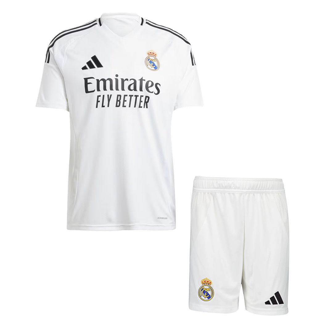 [Super Quailty] Men's Real Madrid Home Jersey (Jersey+Shorts) Kit 2024/25-The Jerseys Shop