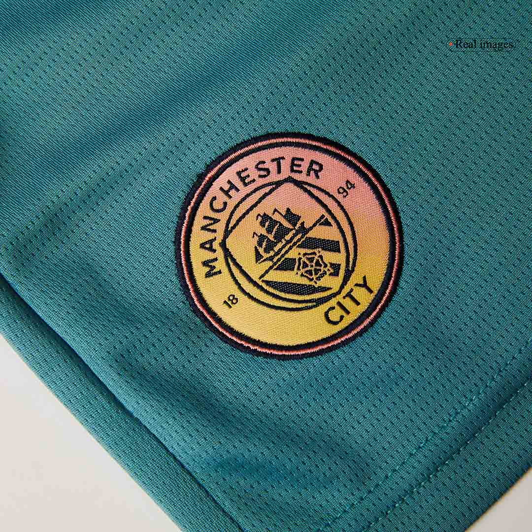 Manchester City Fourth Away Soccer Shorts 2024/25 - UCL-The Jerseys Shop