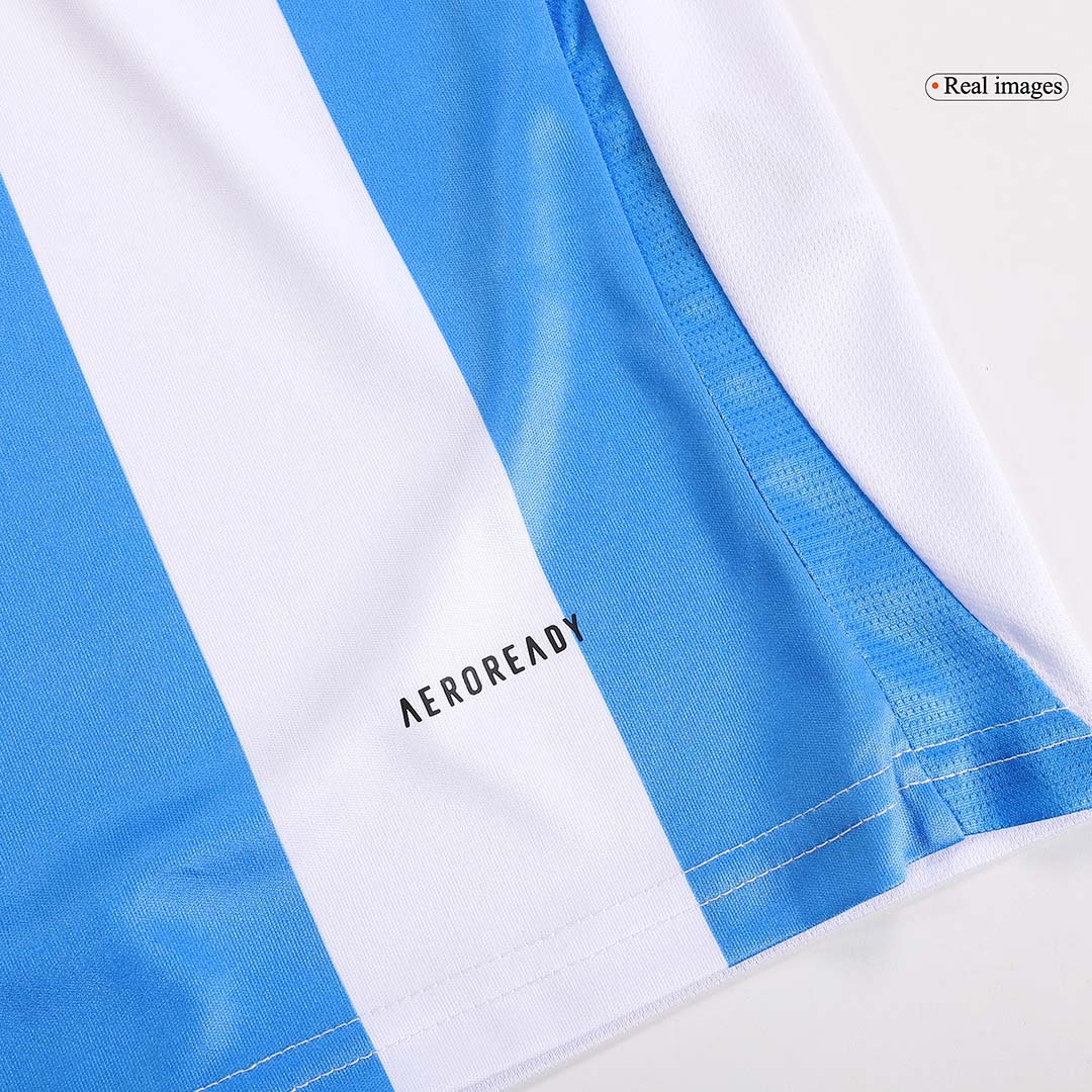 Kid's Argentina Home Jerseys Kit(Jersey+Shorts) 2024-The Jerseys Shop
