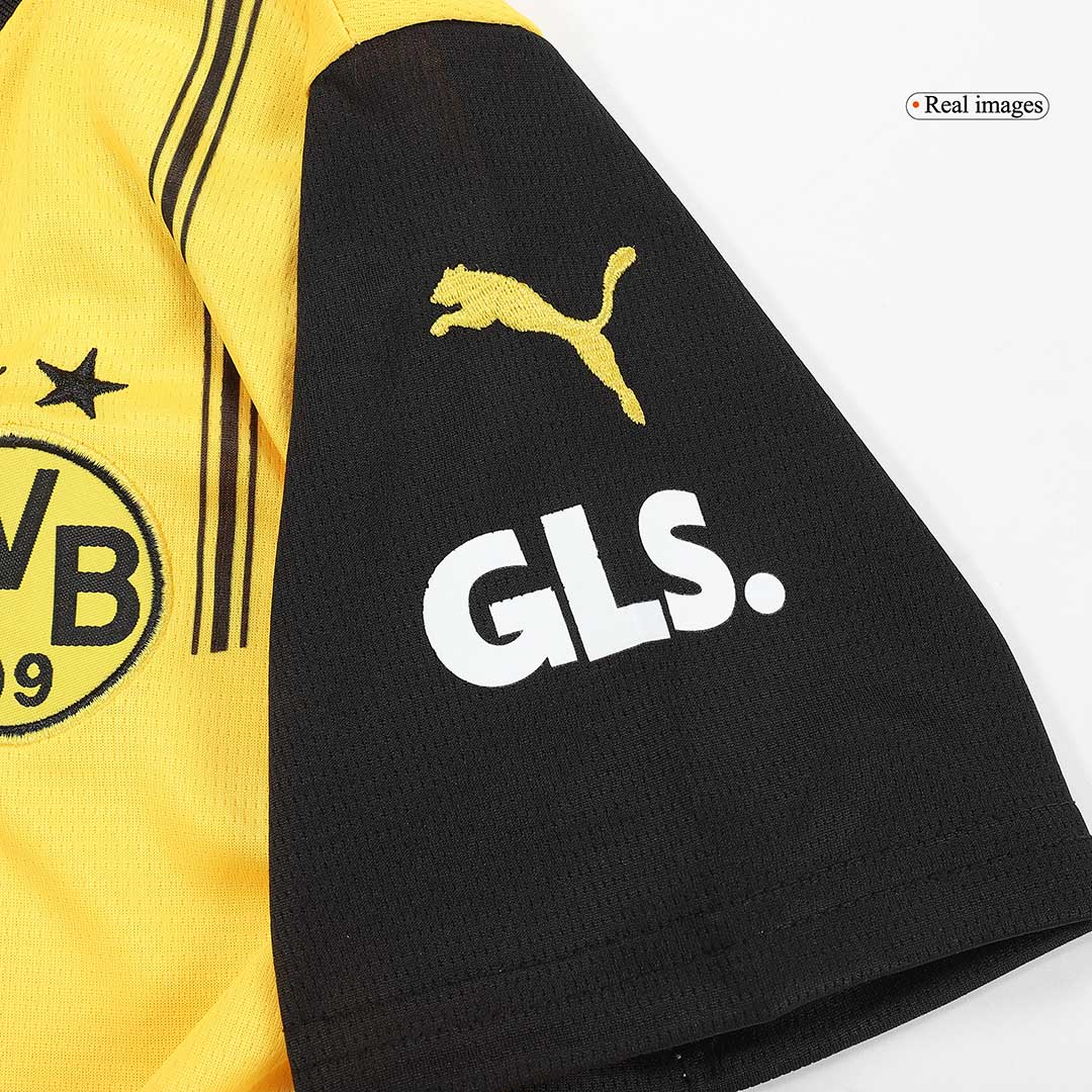 Kid's Borussia Dortmund Home Jerseys Kit(Jersey+Shorts) 2024/25-The Jerseys Shop