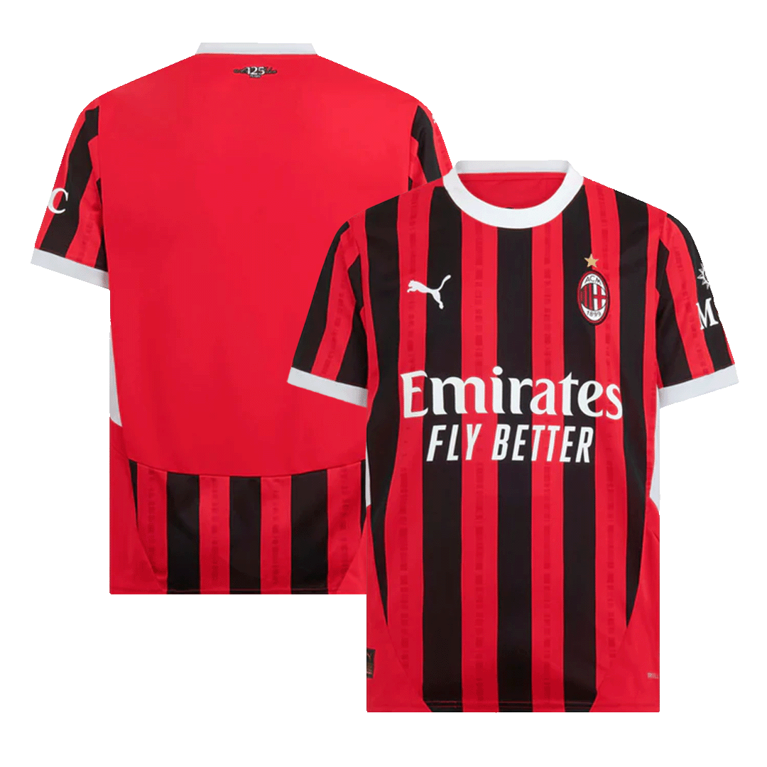 Men's AC Milan Home Soccer Jersey 2024/25-The Jerseys Shop