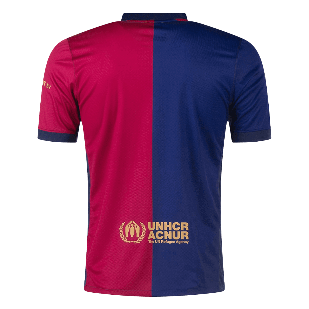 [Super Quality] Men's Barcelona Home Soccer Jersey 2024/25 - Spotify Logo Without Text-The Jerseys Shop