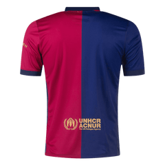 [Super Quality] Men's Barcelona Home Soccer Jersey 2024/25 - Spotify Logo Without Text-The Jerseys Shop