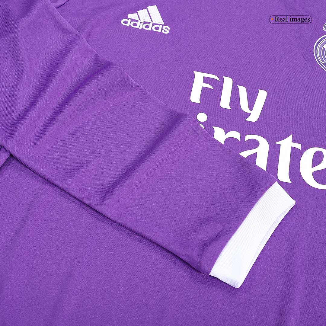 BENZEMA #9 Classic Real Madrid Away Long Sleeve Jersey 2016/17-The Jerseys Shop