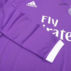 BENZEMA #9 Classic Real Madrid Away Long Sleeve Jersey 2016/17-The Jerseys Shop