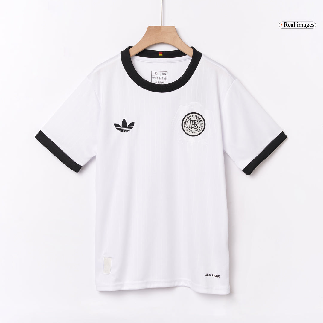Kid's Germany 125th Anniversary Jersey Kit(Jersey+Shorts) 2025-The Jerseys Shop